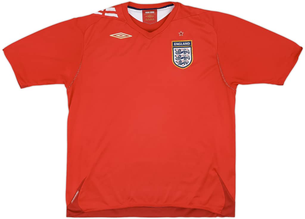 2006-08 England Away Shirt - 5/10 - (XXL)