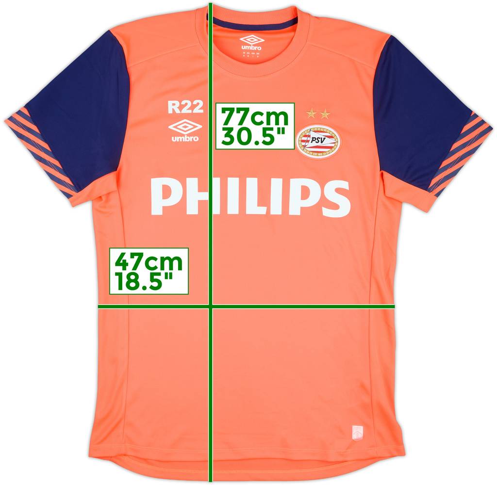 2015-16 PSV Umbro Reserves Player Issue Training Shirt #22 - 8/10 - (M)