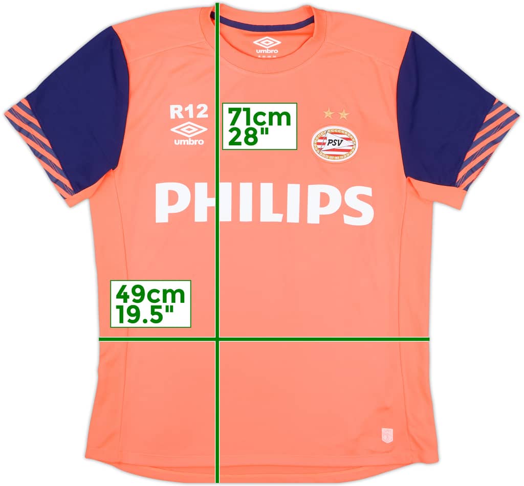2015-16 PSV Reserves Player Issue Umbro Training Shirt #12 - 8/10 - (M)