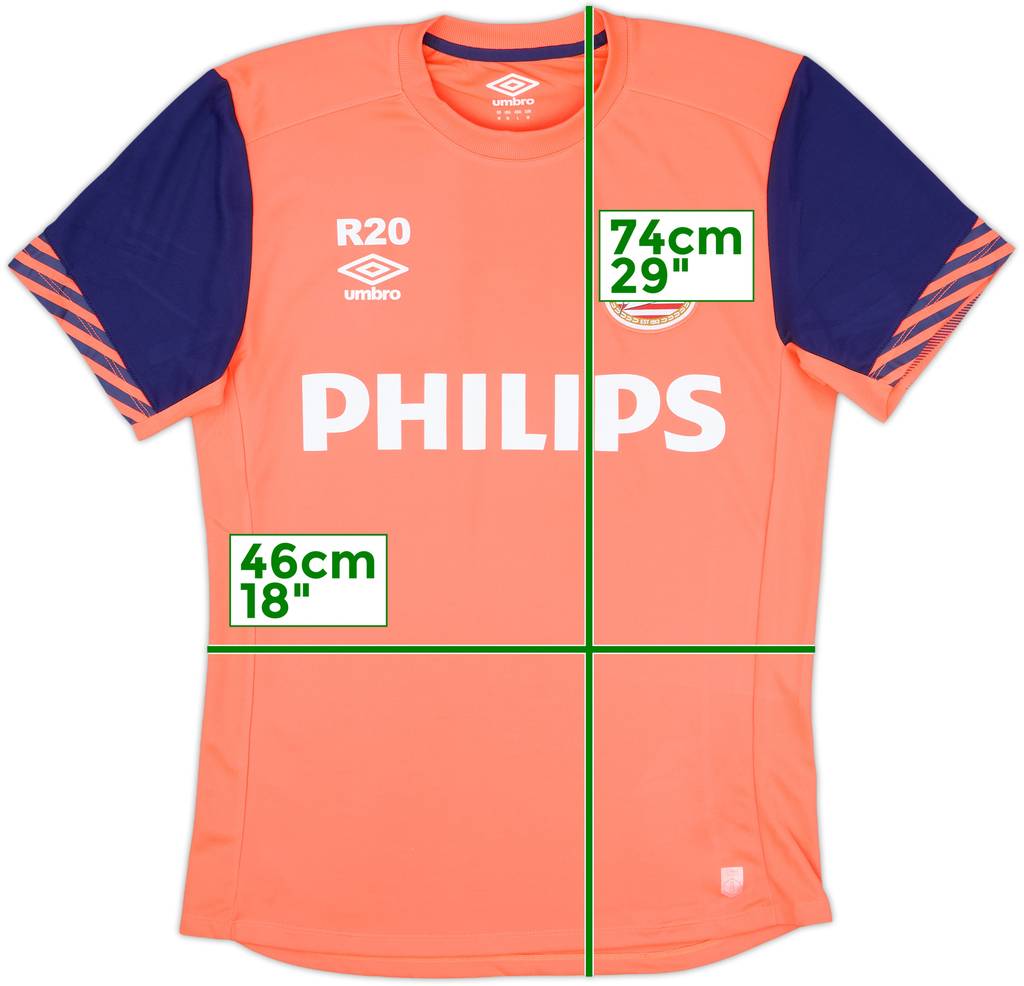 2015-16 PSV Reserves Player Issue Umbro Training Shirt #20 - 8/10 - (M)