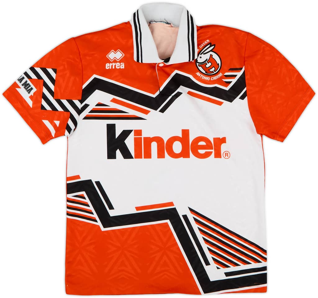 1997-98 Antonio Cabrini Summer Green Camp Errea Training Shirt - 8/10 - (XS)