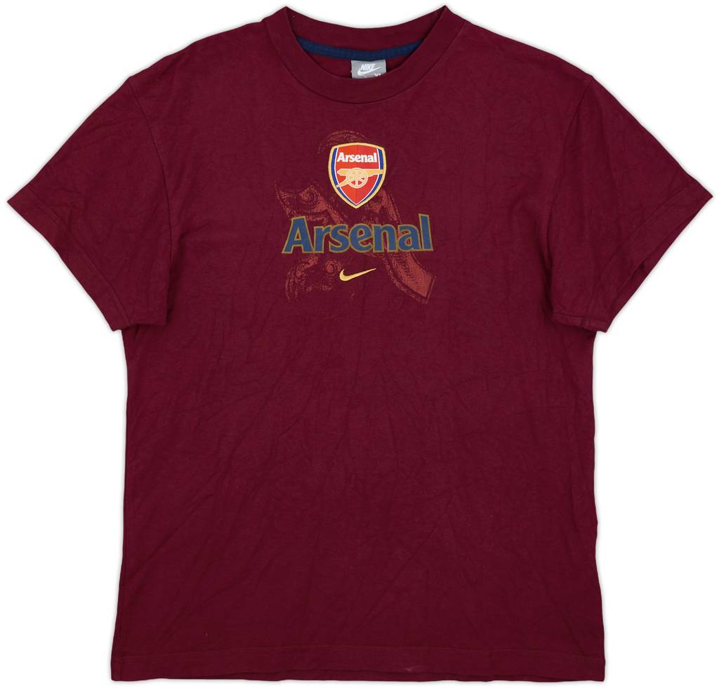 2008-09 Arsenal Nike Cotton Tee - 9/10 - (XL.Boys)