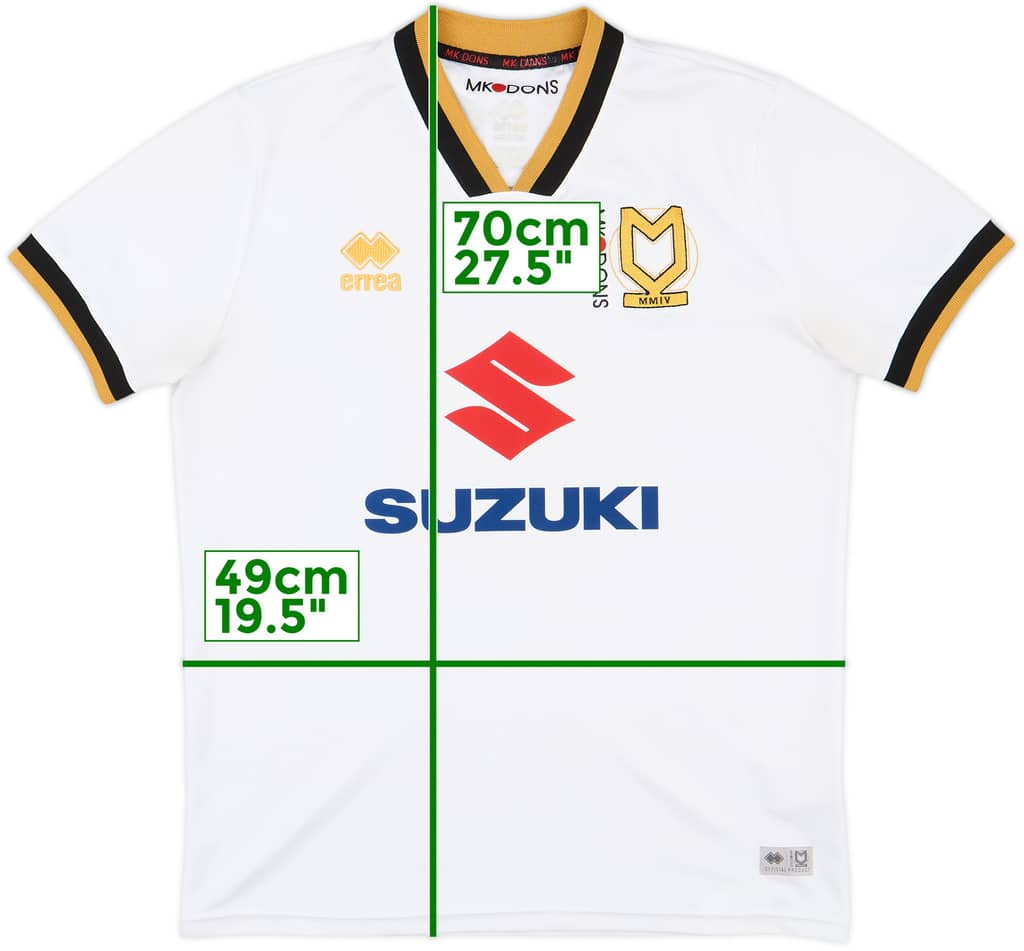 2020-21 MK Dons Home Shirt - 7/10 - (S)