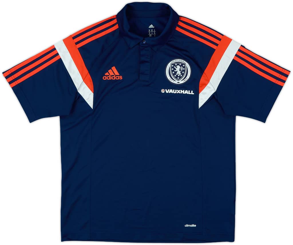 2014-15 Scotland adidas Polo Shirt - 9/10 - (M)