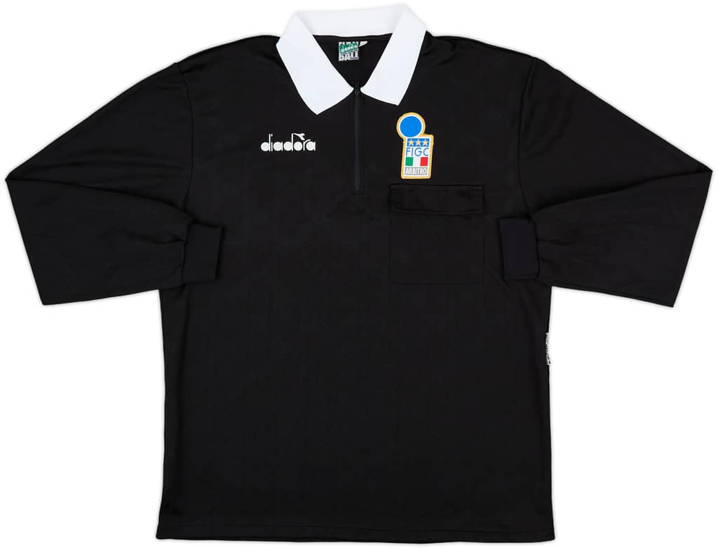 1990s Italy Diadora Referee L/S Shirt - 9/10 - (XL)