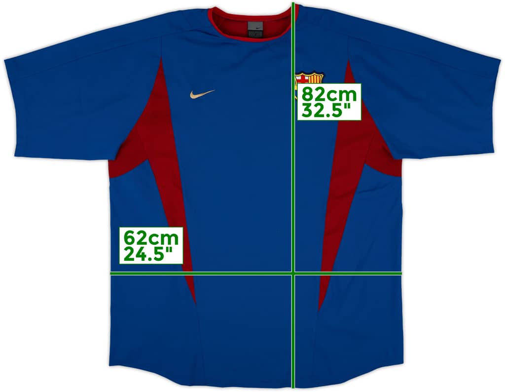 2002-03 Barcelona Nike Player Issue Training Shirt - 9/10 - (XL)