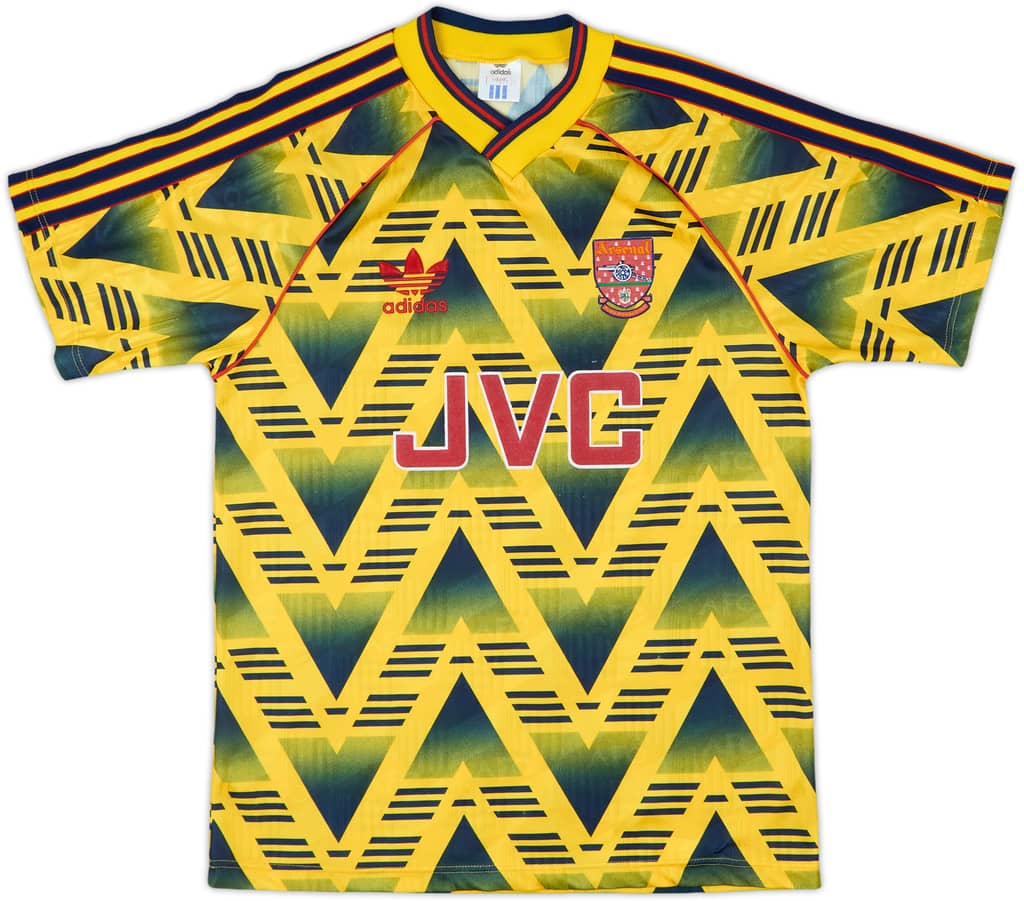 1991-93 Arsenal Away Shirt - 9/10 - (S)