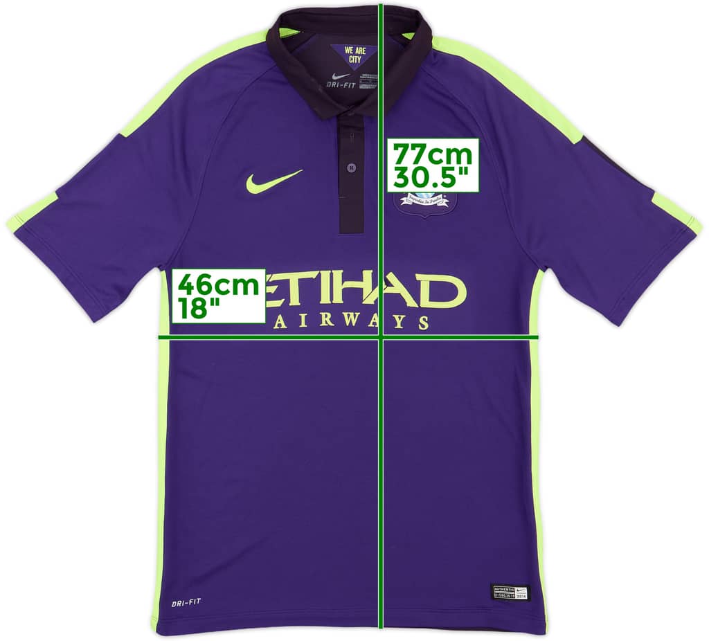 2014-15 Manchester City Third Shirt - 5/10 - (M)