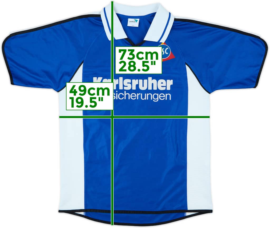 2002-03 Karlsruher Home Shirt - 8/10 - (S)