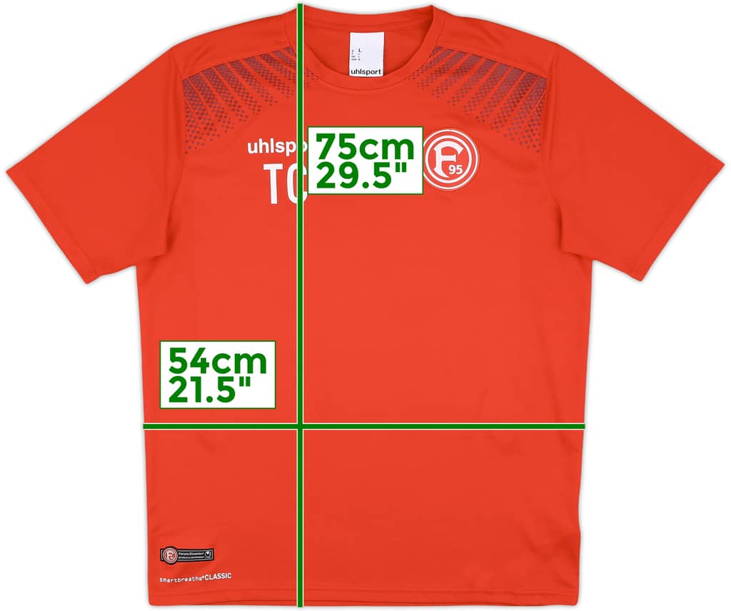 2017-18 Fortuna Dusseldorf Uhlsport Staff Issue Training Shirt TC - 9/10 - (L)