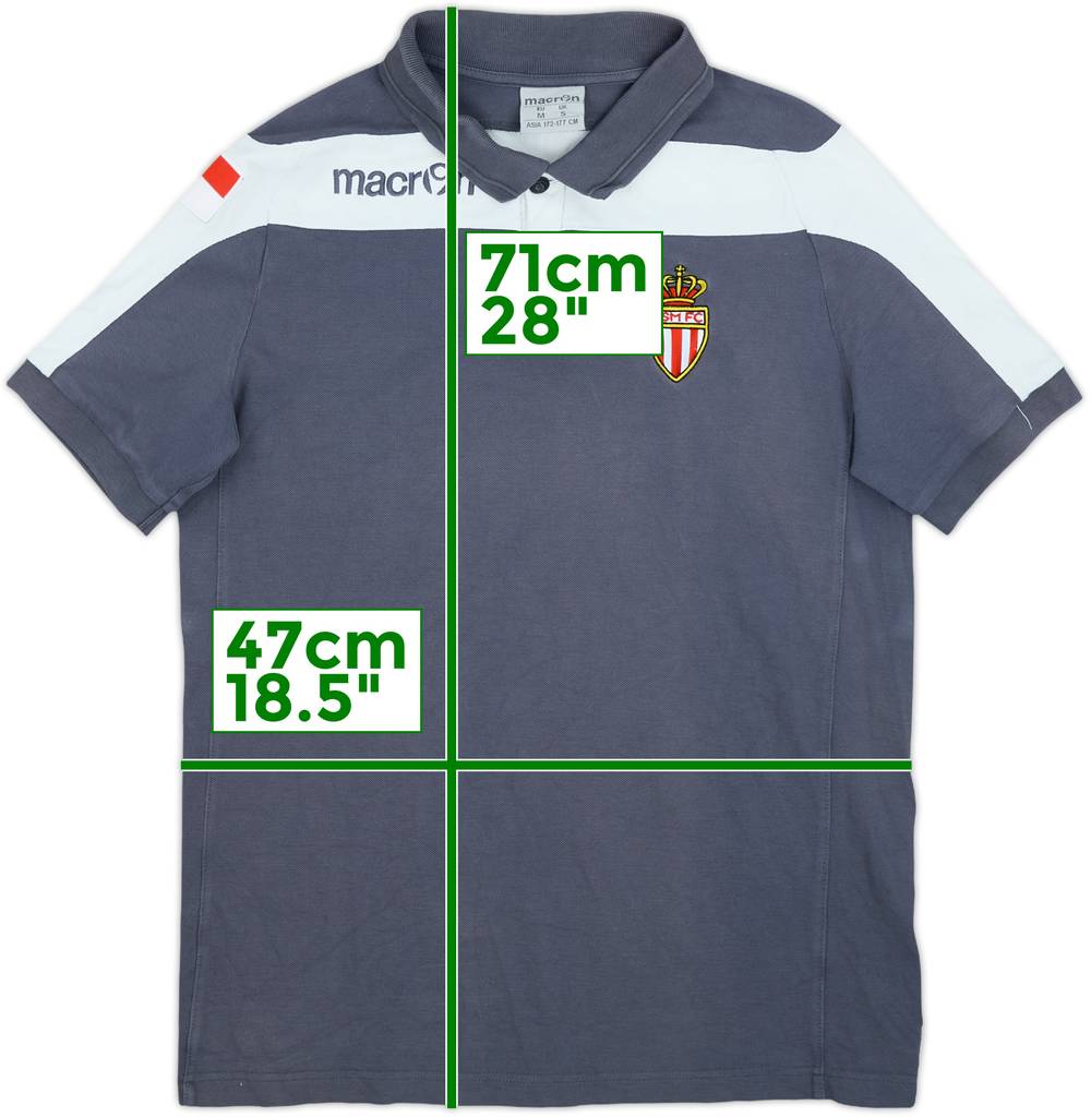 2012-13 Monaco Macron Polo Shirt - 8/10 - (S)