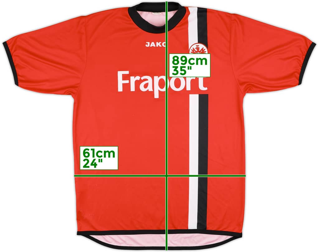 2005-06 Eintracht Frankfurt Home Shirt - 7/10 - (XXL)