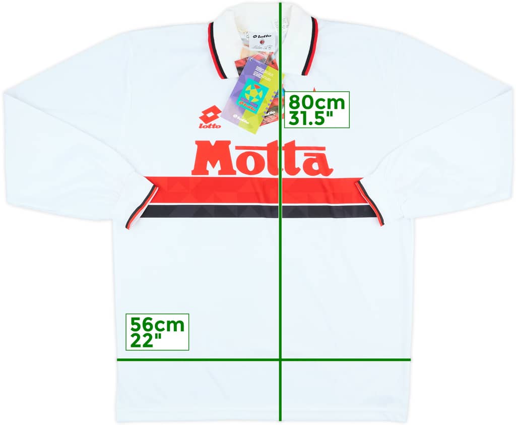 1993-94 AC Milan Away L/S Shirt (XXL)