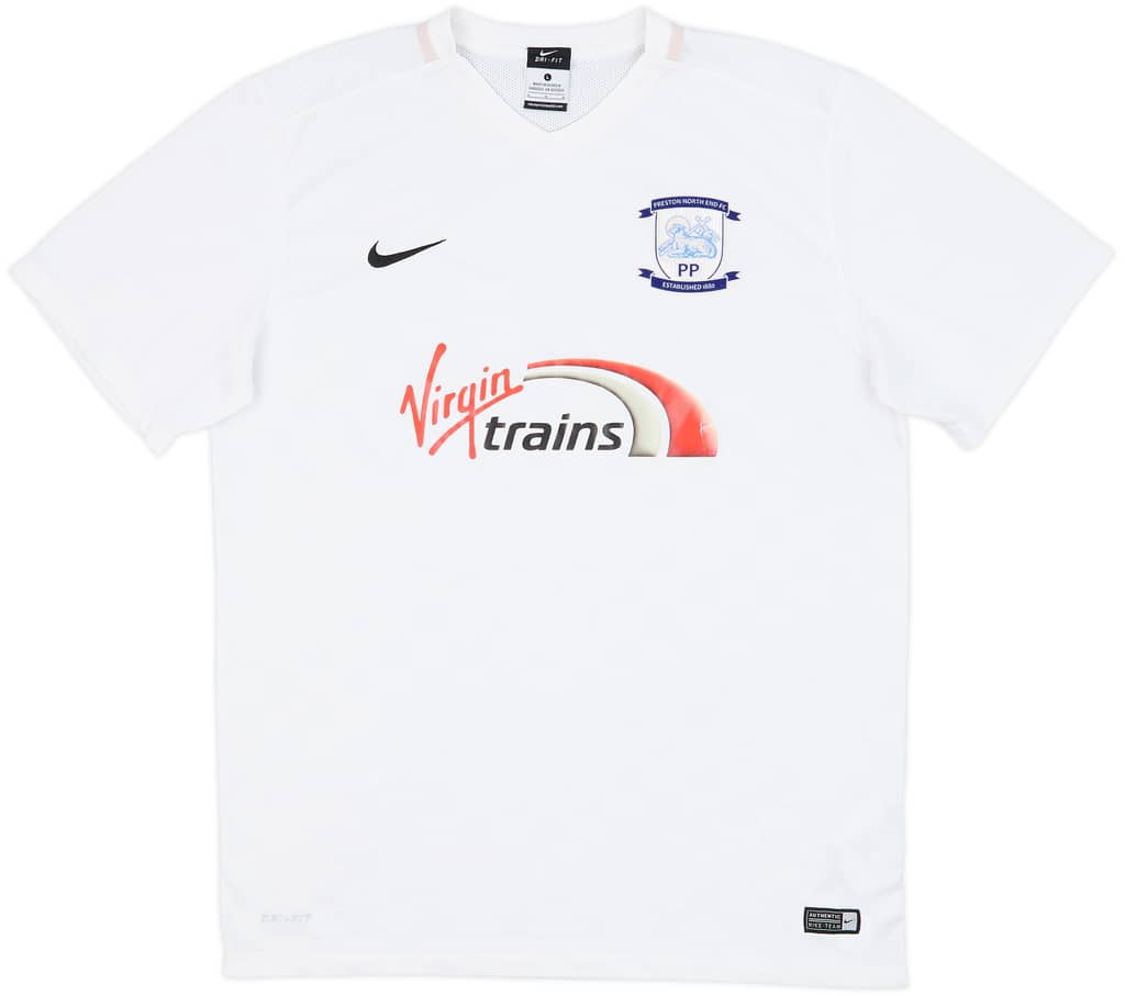2014-15 Preston North End Home Shirt - 8/10 - (L)