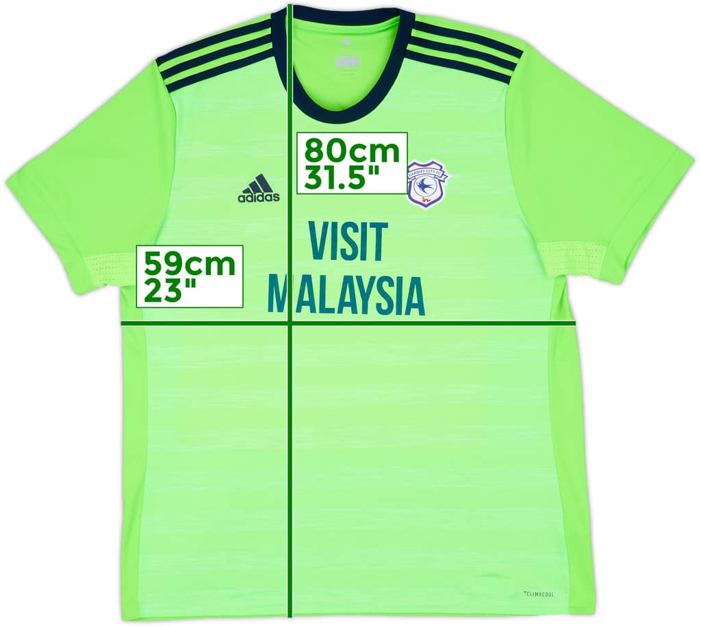 2017-19 Cardiff City Away Shirt - 9/10 - (XL)