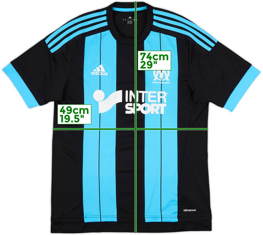 2015-16 Olympique Marseille Away Shirt - 6/10 - (M)