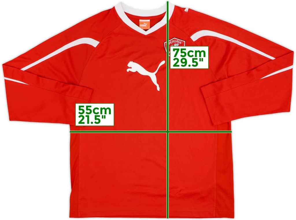 2010-11 Perugia Puma Training L/S Shirt - 8/10 - (M)