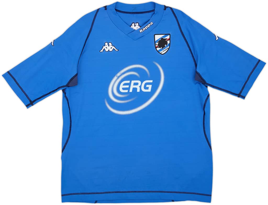 2004-05 Sampdoria Kappa Training Shirt - 6/10 - (XL)