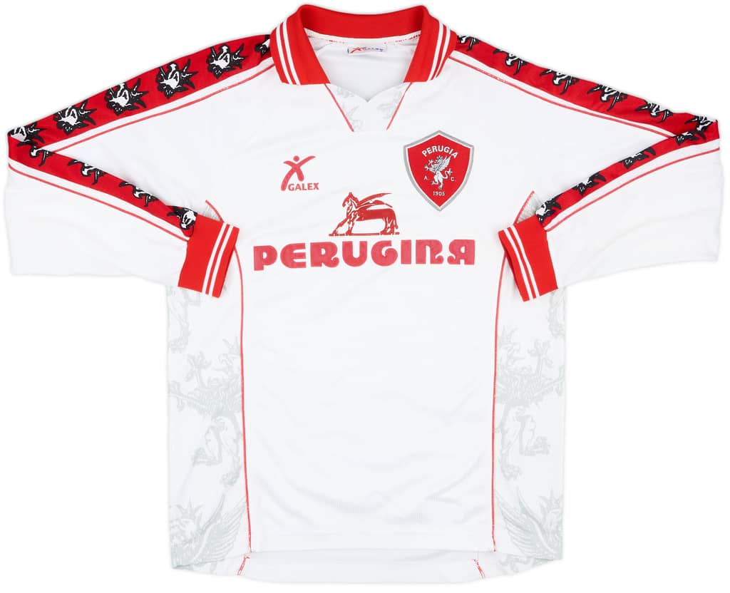 1999-00 Perugia Away L/S Shirt - 8/10 - (S)