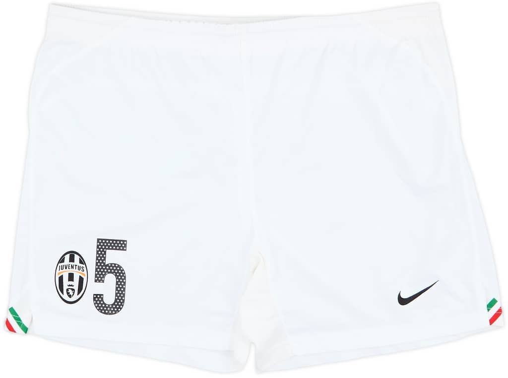 2005-06 Juventus Player Issue Home Shorts #5 - 6/10 - (XL)