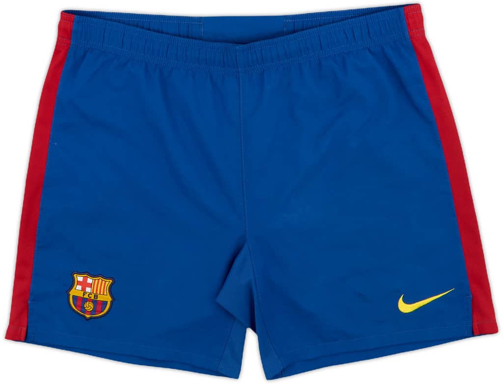 2009-10 Barcelona Home Shorts - 6/10 - (L)
