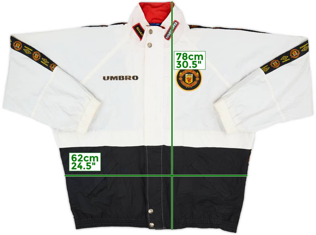 1996-97 Manchester United Umbro Track Jacket - 6/10 - (L)