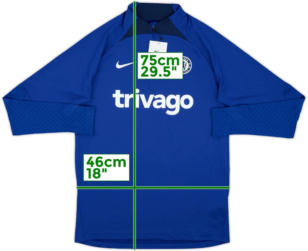 2022-23 Chelsea Nike 1/4 Zip Training Top (M)