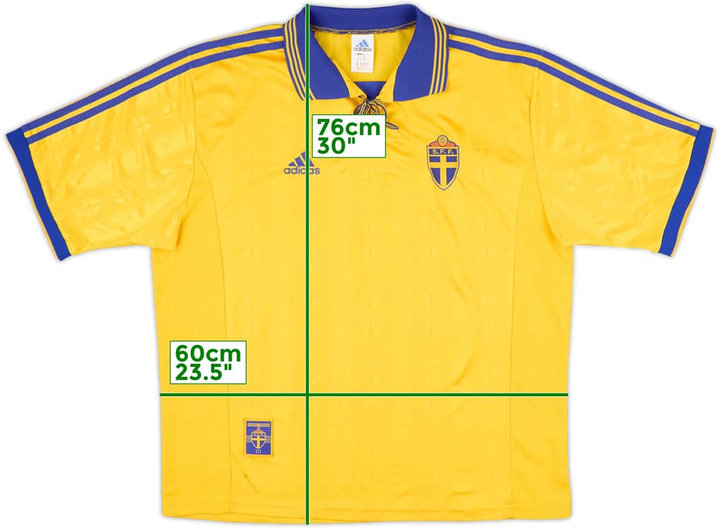 1998-99 Sweden Home Shirt - 9/10 - (XL)