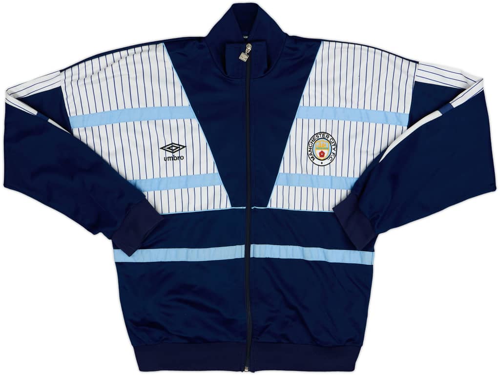 1991-92 Manchester City Umbro Track Jacket - 9/10 - (M)