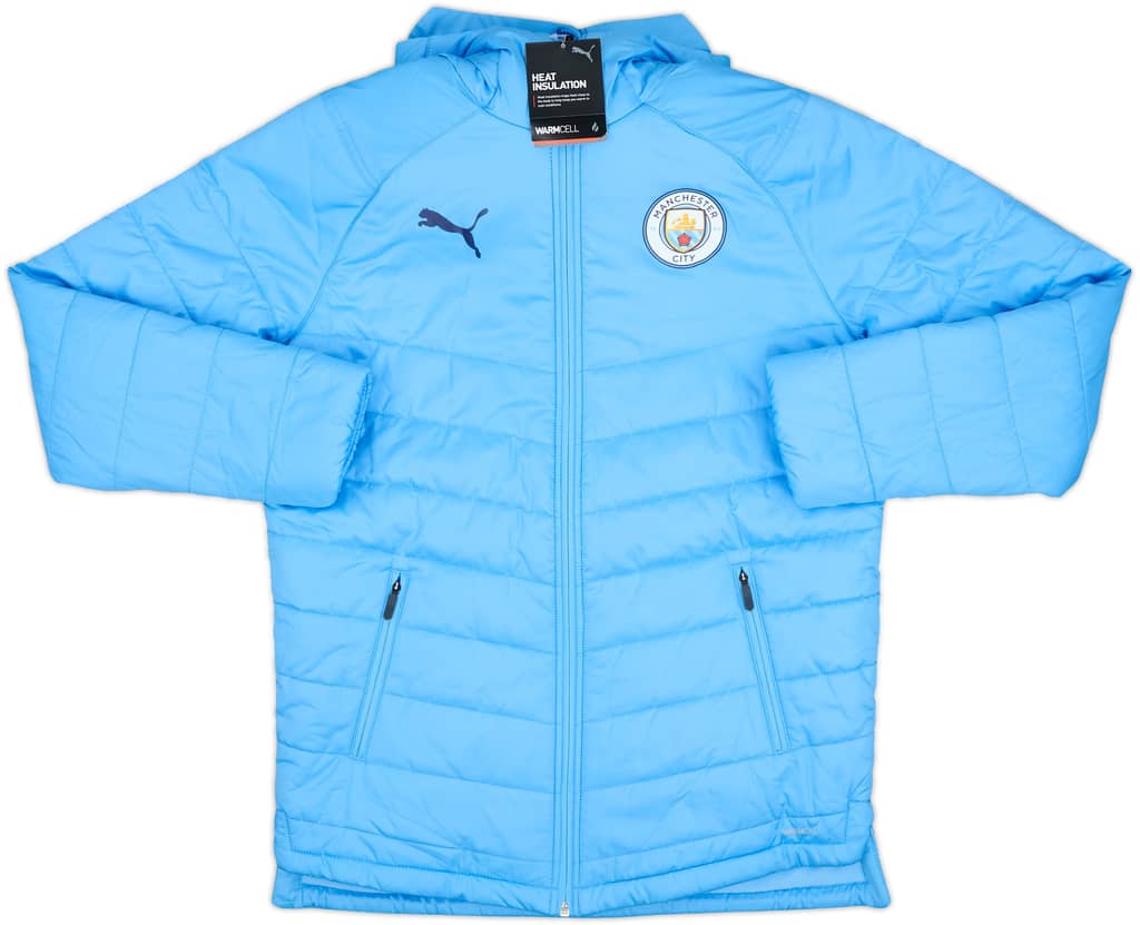 2019-20 Manchester City Puma Padded Bench Coat (L.Boys)