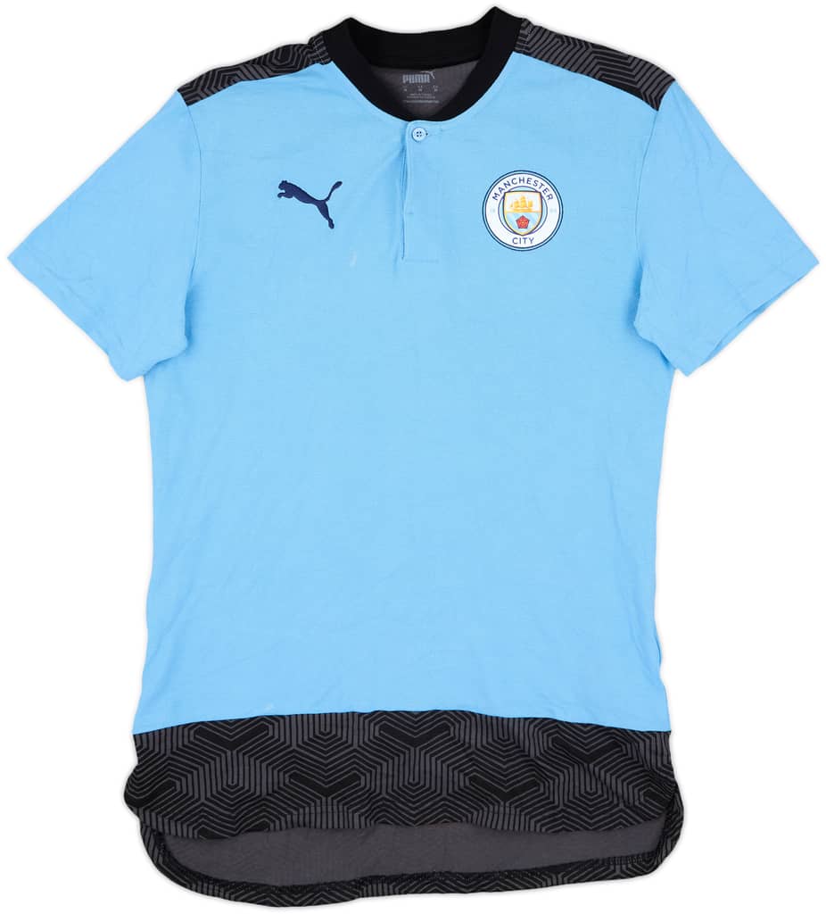 2020-21 Manchester City Puma Polo Shirt - 7/10 - (M)