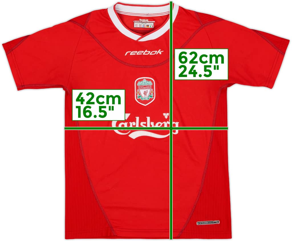 2002-04 Liverpool Home Shirt - 7/10 - (L.Boys)