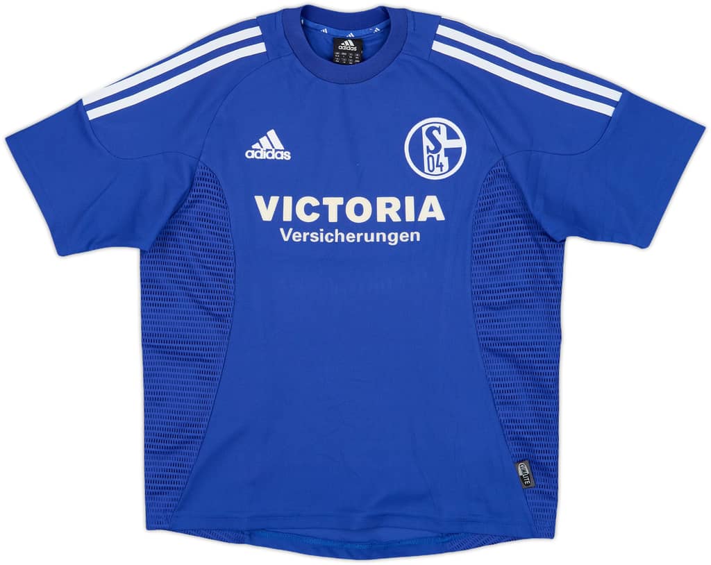 2002-04 Schalke Home Shirt - 8/10 - (XL.Boys)