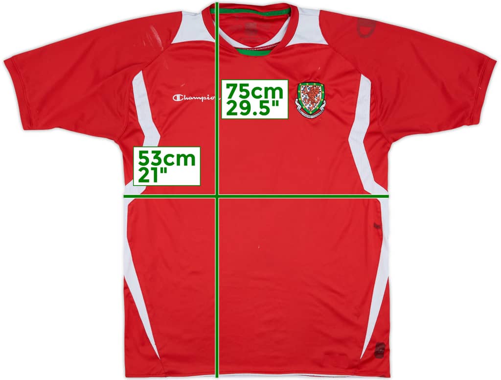 2008-10 Wales Home Shirt - 8/10 - (L)