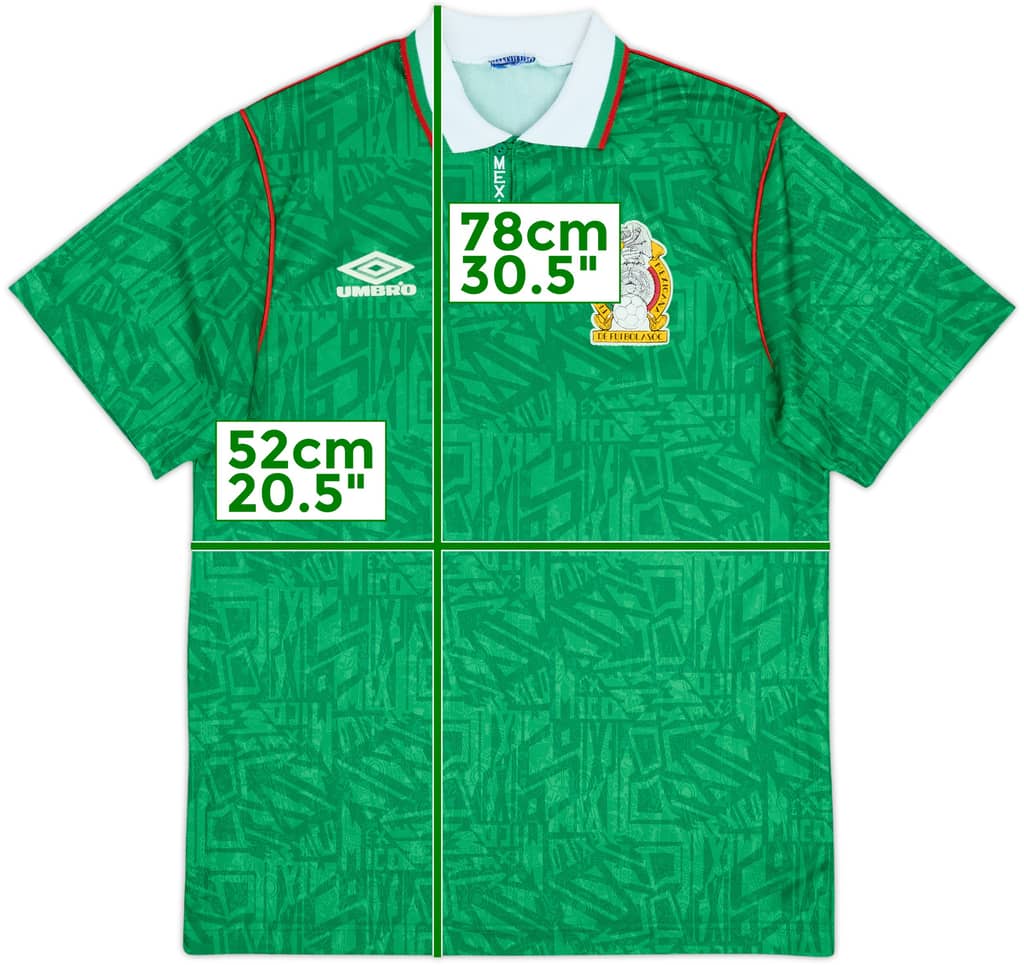 1994-95 Mexico Home Shirt - 8/10 - (M)