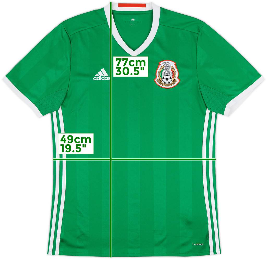 2016-17 Mexico Copa America Home Shirt - 8/10 - (M)