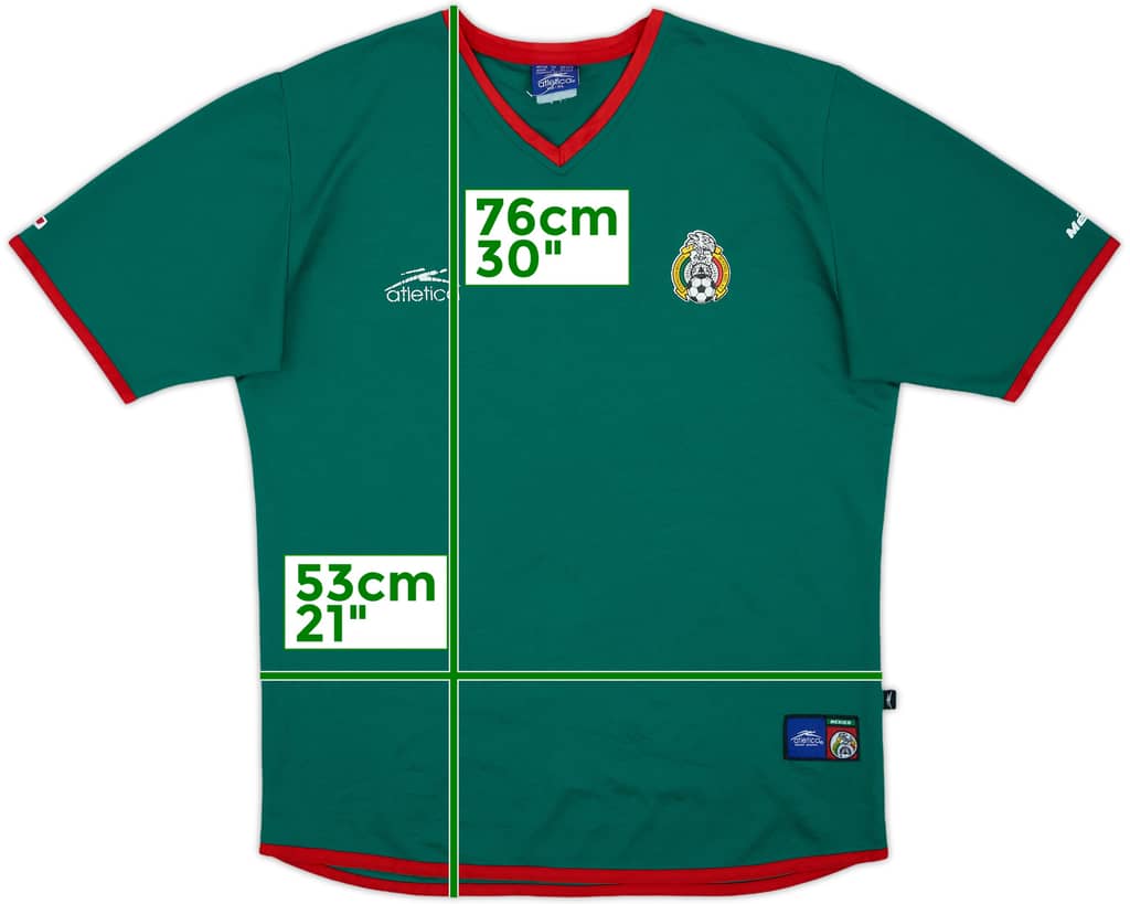 2002-03 Mexico Atletica Training Shirt - 7/10 - (XL)