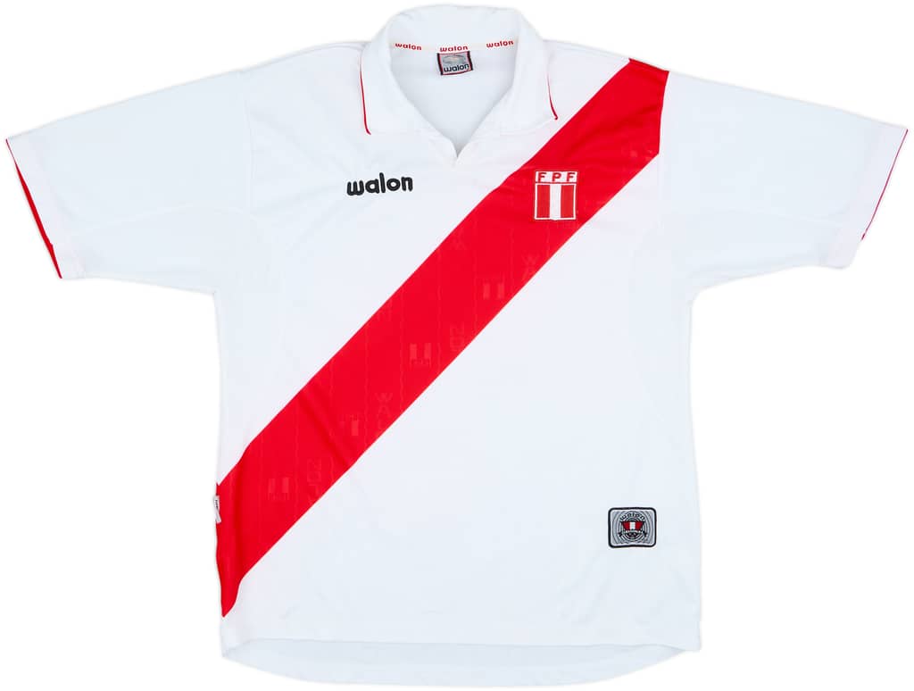 2002 Peru Home Shirt - 8/10 - (XL)
