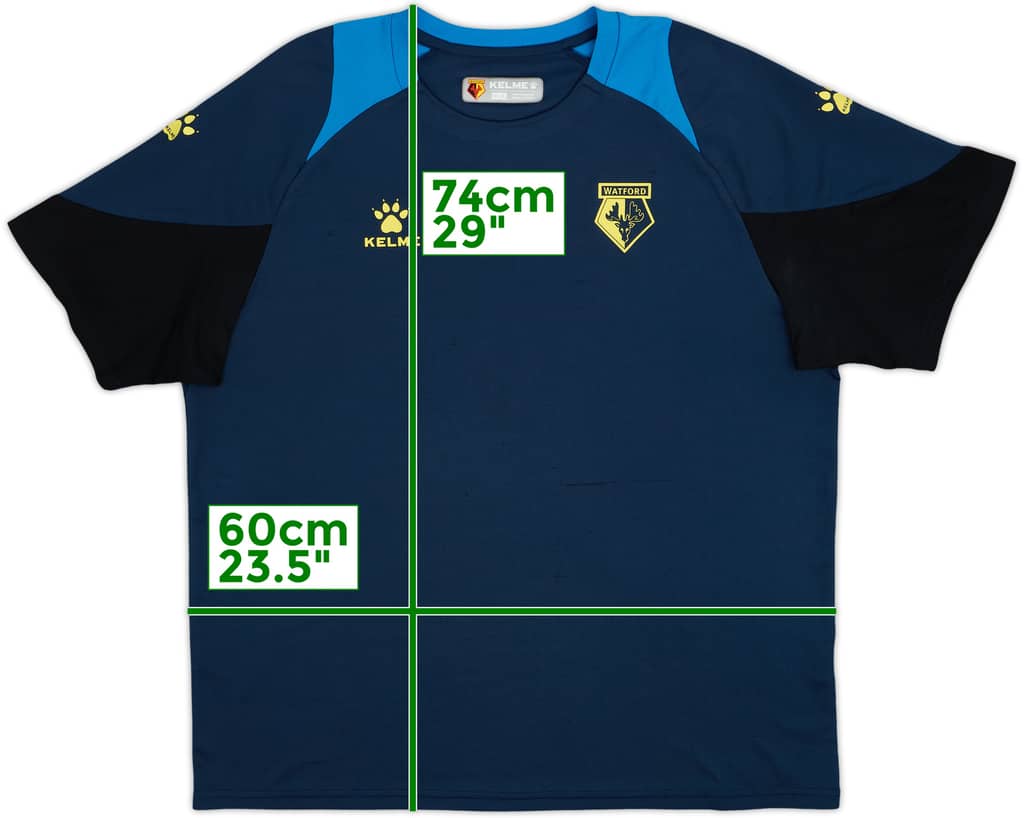 2021-22 Watford Kelme Training Shirt - 6/10 - (XL)