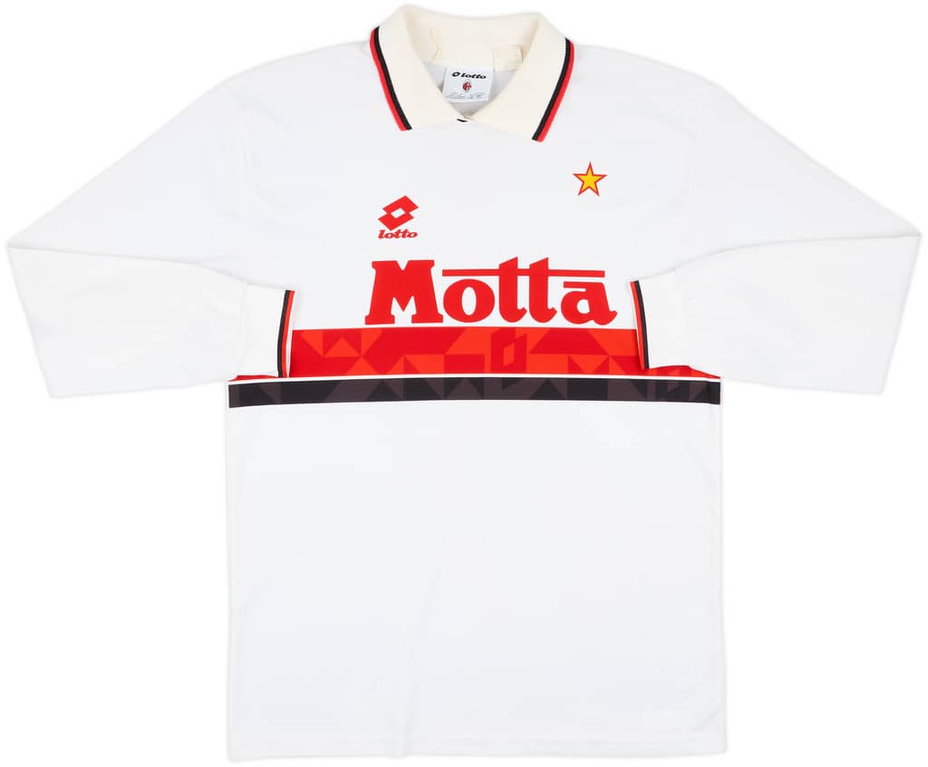 1993-94 AC Milan Away L/S Shirt - 8/10 - (L)