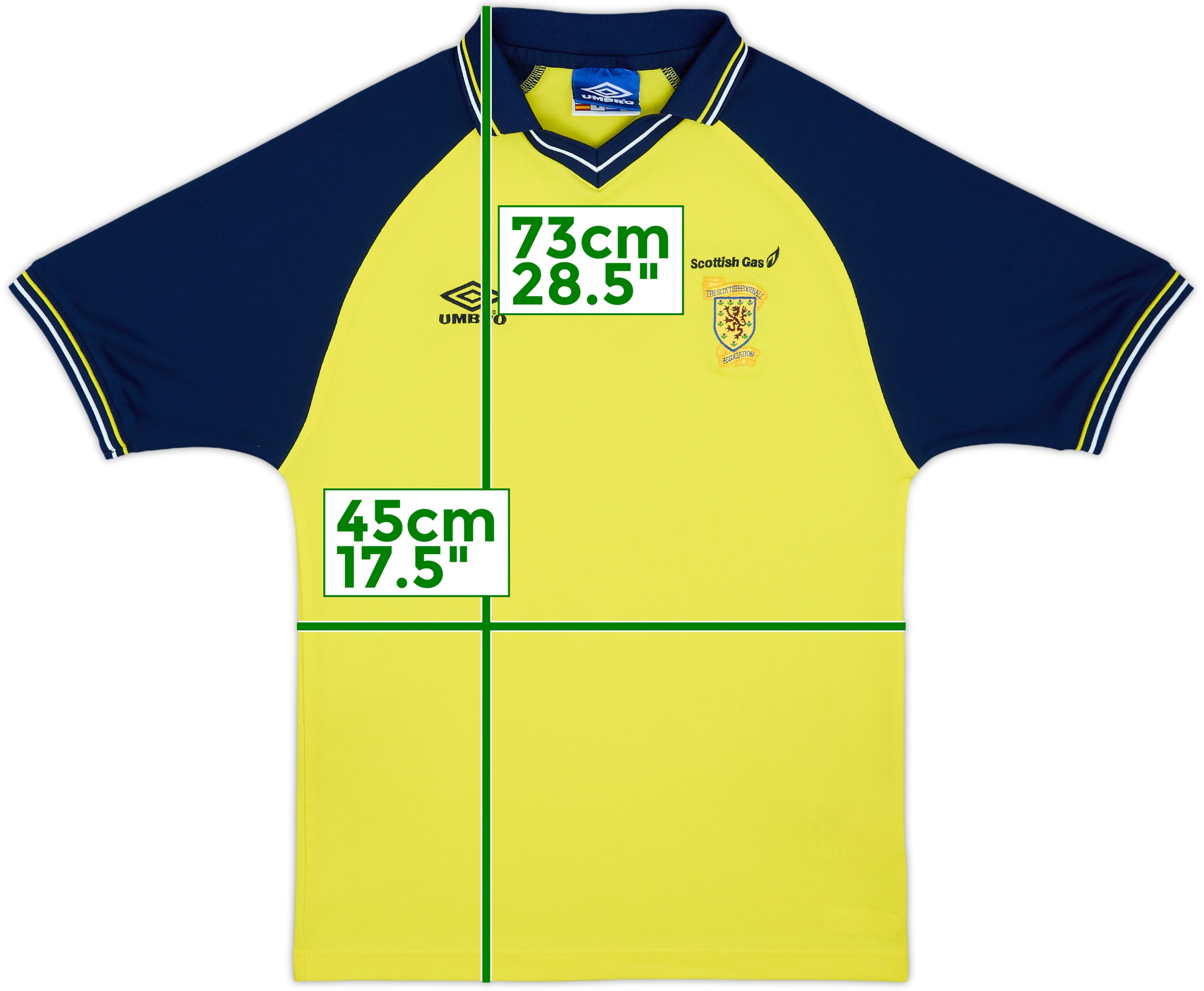 1998-99 Scotland Umbro Polo Shirt - 8/10 - (M)