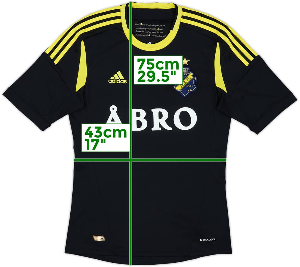 2012 AIK Stockholm Home Shirt - 8/10 - (S)