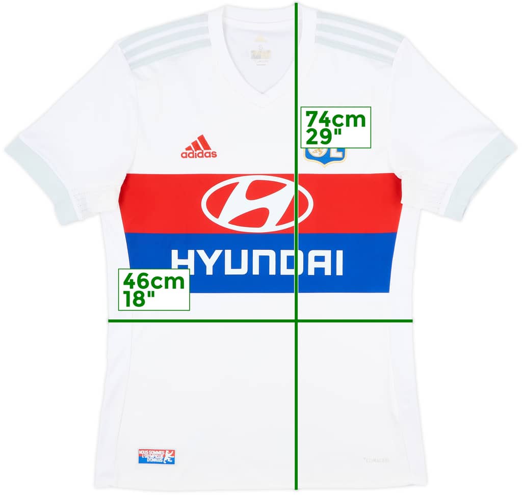 2017-18 Lyon Home Shirt - 8/10 - (S)