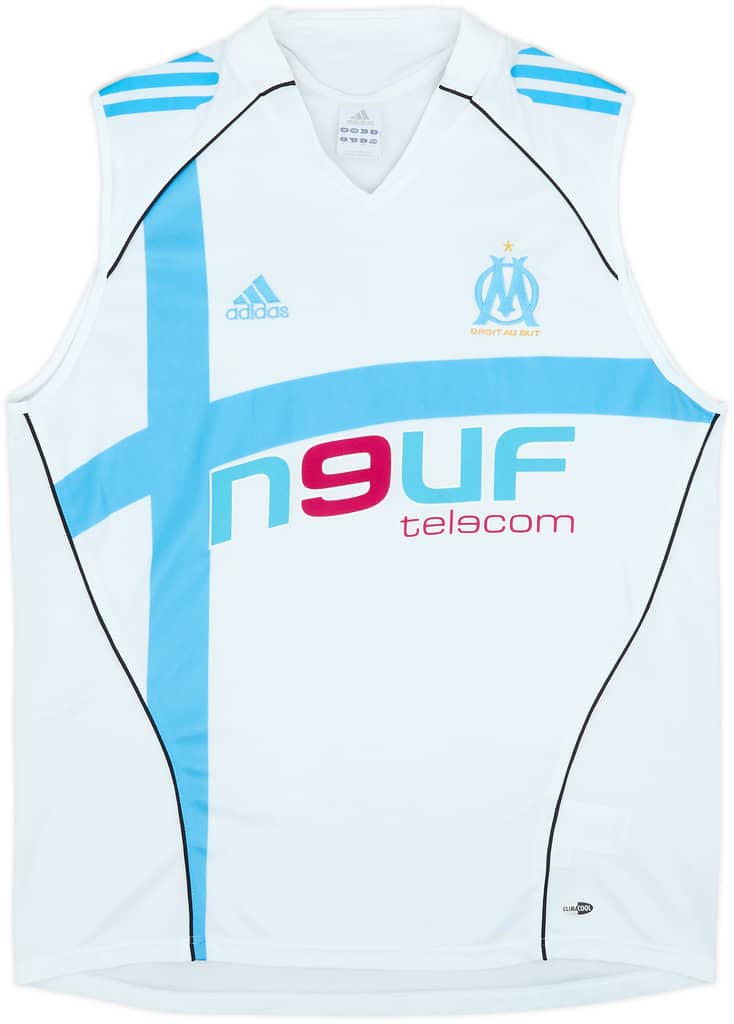 2005-06 Olympique Marseille adidas Training Vest - 9/10 - (L)