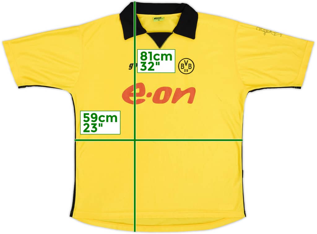 2003-04 Borussia Dortmund Euro Home Shirt - 7/10 - (XL)