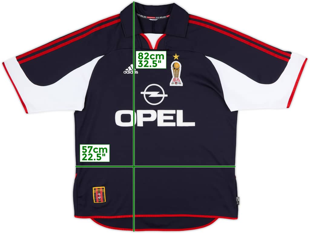 1999-00 AC Milan Centenary Third Shirt - 9/10 - (L)