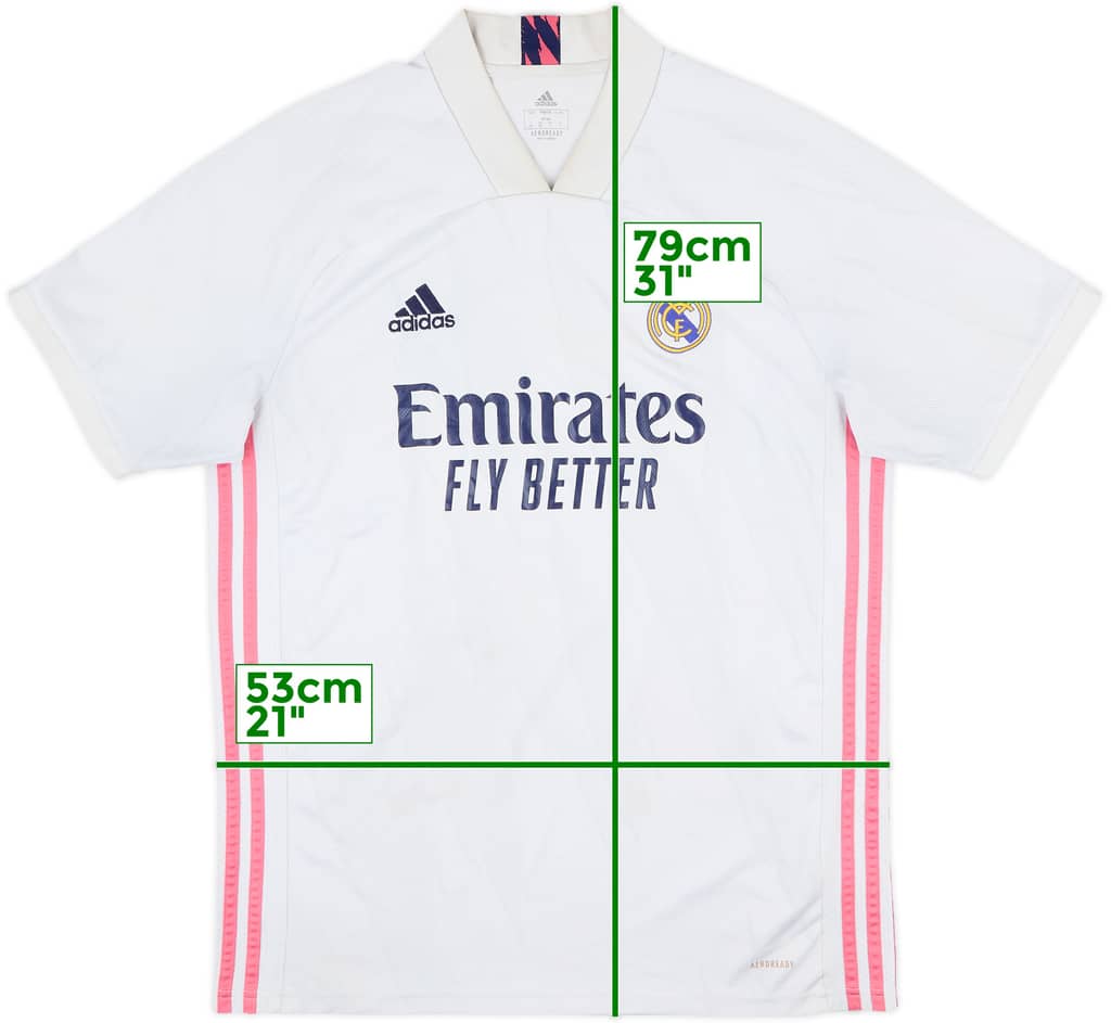 2020-21 Real Madrid Home Shirt - 5/10 - (L)
