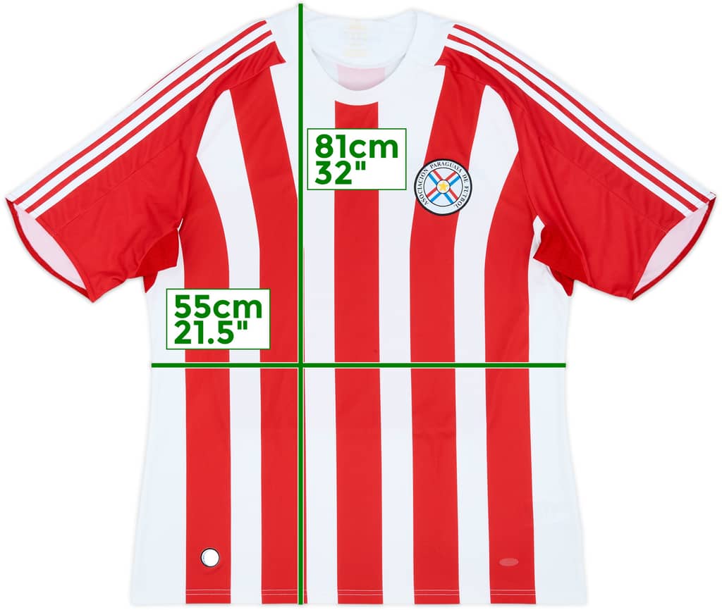 2008-09 Paraguay Home Shirt - 7/10 - (XL)