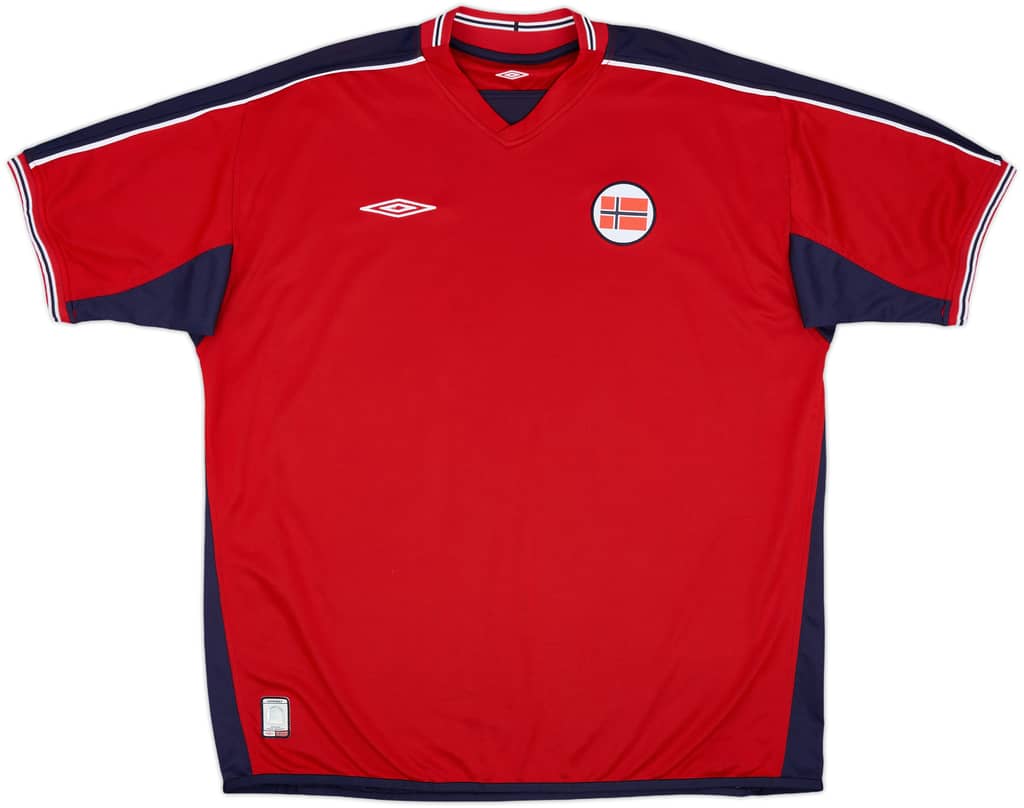 2003-04 Norway Home Shirt - 8/10 - (XXL)