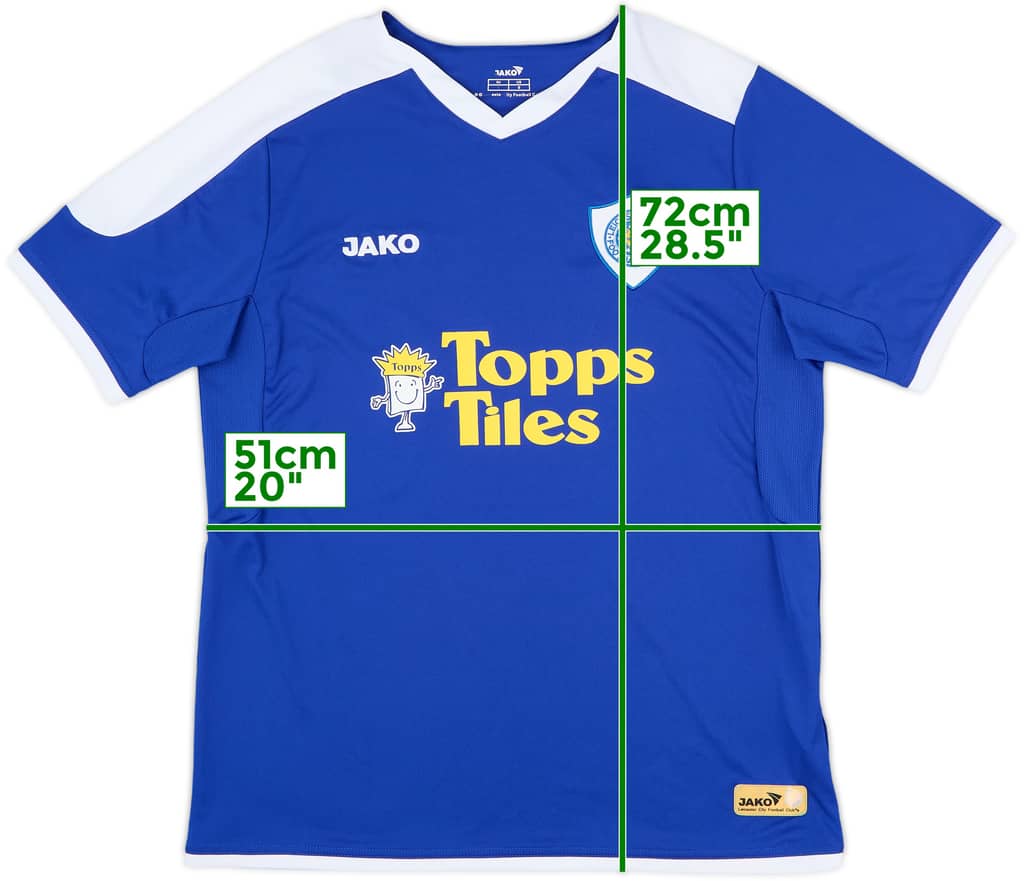 2007-09 Leicester Home Shirt - 9/10 - (S)
